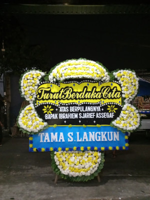 Papan Bunga Duka di Gandu